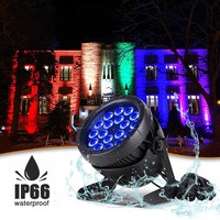 Le pair extérieur imperméable de la lumière IP65 LED de pair de 18x20w LED peut mettre en scène la lumière imperméable RGBW de pair de LED