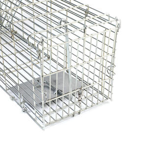 Trappole Pieghevoli Personalizzate in Ferro Zincato per la Cattura Incruenta di Animali Selvatici per Agricoltori, Gabbia Trappola per Animali - Product Image 6