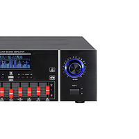 Sistem Audio Metal HiFi 2-Kanal 300W dengan Amplifier Karaoke BT 5.0 untuk Penggunaan di Ruangan KTV