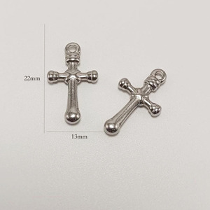 SP4060 비 변색 방수 종교 보석 용품 간단한 일반 스테인레스 스틸 십자가 십자가 참 펜던트 - Product Image 4
