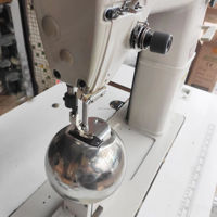 Machine à coudre à tête haute pour perruques, à aiguille simple/double, point noué, à bras vertical