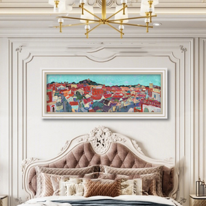 Custom of Zhang Liping's Realistic Xiamen Landscape Oil Painting Impression Gulangyu - Home Decor Art Original Clear Lotus <b>Paint</b> - Product Image 2
