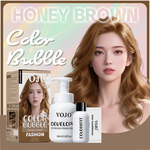 VOJO <span class=keywords><strong>Mousse</strong></span> Colorante Capillaire en Gros – Plusieurs Nuances Tendance, Sans Ammoniaque, Facile à Appliquer Soi-même, Couleur Longue Durée pour Salons et Vente au Détail - Product Image 5