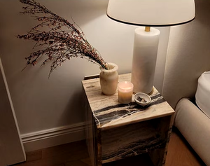 Đá Cẩm Thạch bedstand cạnh giường ngủ màu hồng Onyx bảng đen đá cẩm thạch giường bên bảng nightstand tùy chỉnh đêm đứng - Product Image 3