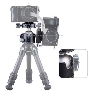 Kinfuto Best Seller - Mini trépied professionnel en aluminium avec rotule, nouveau double tête panoramique, accessoire pour appareil photo à faible centre de gravité - Product Image 3