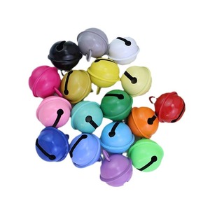 Ornement pour animaux de compagnie en fer de la ville de Yiwu, 18 mm, 22 mm, couleurs mélangées, décorations de Noël - Product Image 5