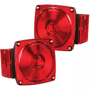 1 x Uds izquierda/derecha LED remolque luz trasera parada/conducción lámpara de licencia Super brillante impermeable barco luz trasera 12V camión Tractor - Product Image 1