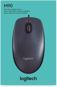 <span class=keywords><strong>Logitech</strong></span>-ratón óptico con cable Usb para Pc, Notebook, Tv Box, color negro, <span class=keywords><strong>M90</strong></span>, 1000dpi - Product Image 2