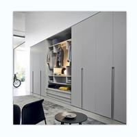 Armoire blanche simple vêtements suspendus multizone maison chambre armoire de rangement anti-poussière armoire pliante ensemble armoires élégantes