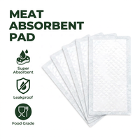 Rouleau de protection absorbant et revêtement de rayonnage certifié FDA de qualité alimentaire |   Égouttoir à sang de viande haute capacité pour fruits frais en vrac de supermarché
