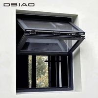 Ventana Plegable Vertical de Aluminio Moderna, Insonorizada, de Apertura Manual, para Tiendas y Fachadas de Vidrio
