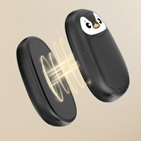 Chauffe-mains et chauffe-pieds USB à chauffage rapide, lot de 2, magnétiques, double face, rechargeables, pour voiture et utilisation extérieure en hiver