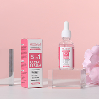 Concentré de sérum de nicotinamide d'acide hyaluronique hydratant compact 5-en-1 Liquide d'essence pour le visage
