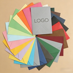 Custom Wholesale Low MOQ <b>Colorful</b> High Quality Paper Box <b>Envelope</b> Greeting Card Birthday Wedding Card - Product Image 2