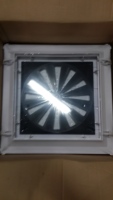 Diffuseur intelligent de plafond carré en plastique ABS avec installation facile et garantie d'un an