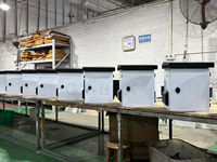 Boîtier de commande électrique industriel étanche IP65 en acier laminé à froid avec porte intérieure