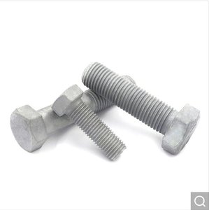 Vis à tête hexagonale galvanisées à chaud M8-M33 pour l'ingénierie électrique et les ponts - Product Image 3