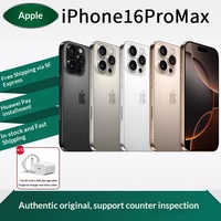 Vente en gros d'iPhone 16 Pro Max 256 Go d'origine authentique, version mondiale 5G, 100 % d'occasion, version américaine, 8 Go, sans verrouillage SIM, batterie, reconnaissance faciale, OLED
