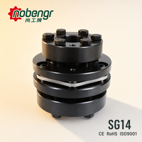 Acoplador de diafragma de expansión de seis tornillos, cuerpo de acero SS304, sin holgura, alta velocidad, para servomotor, router CNC, motor paso a paso, encoder