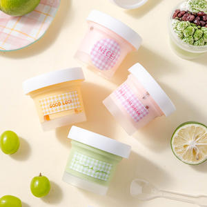 Tasse à crème glacée Emballage jetable en plastique <span class=keywords><strong>d</strong></span>'<span class=keywords><strong>herbe</strong></span> de fée cuite au four de qualité alimentaire tasse de yaourt avec couvercle - Product Image 2