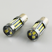 Nouvelle Ampoule LED Auto Super Lumineuse Blanc Rouge 12V S25 1156 1157 BAY15D 7440 7443 54SMD 3030 54LED pour Feux Anti-Brouillard, Sans Erreur, Accessoire Automobile