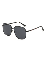 Twooo T1599 Lunettes de soleil unisexes tendance surdimensionnées en métal, sport, décontractées, conduite