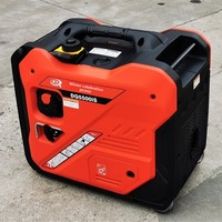 Générateur Inverter Portable Silencieux DQ5500IS pour Usage Domestique Extérieur, 3000 tr/min, Démarrage Électrique/à Distance, 220V 50Hz 13.6A