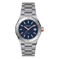 Correas de acero inoxidable caja transparente resistente al agua zafiro personalizado reloj mecánico automático para hombre