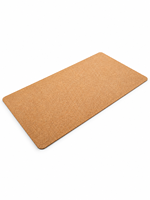 Tapis de bureau en liège, plusieurs tailles disponibles, tapis de table naturel, imperméable, antidérapant, pour la maison et le bureau
