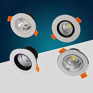 Downlight LED <span class=keywords><strong>luz</strong></span> <span class=keywords><strong>de</strong></span> techo <span class=keywords><strong>de</strong></span> la habitación pasillo Hotel europeo COB Toro <span class=keywords><strong>luz</strong></span> Ojo Blanco 3W5 agujero único foco - Product Image 4