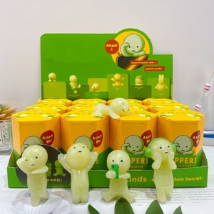 Lampada Notturna Cartoon Trendy con <span class=keywords><strong>Personaggi</strong></span> Piccoli Uomini Verdi in Movimento, Serie Decorativa, Mini Figure da Collezione, Mystery Blind Box - Product Image 1