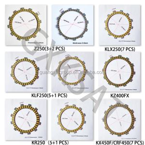 แผ่นคลัตช์ยางมอเตอร์ไซค์ GXKSAT รุ่น FU150 แผ่นคลัตช์ไฟเบอร์ <span class=keywords><strong>FU</strong></span> 150 - Product Image 2