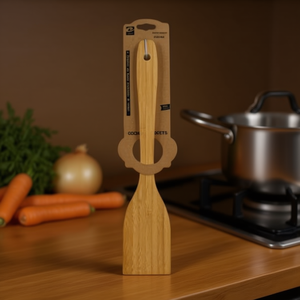 Bamboo Cocima Shovel Cooking Tool Set 3 Piece Wooden Spatula Kitchen Utensils - Product Image 2