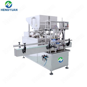 HYAP2-10TMHS + HYSC-X20 tự động khí nén piston hai đầu nước sốt lọ thủy tinh điền máy đóng nắp chân không dòng | hengyuan - Product Image 3