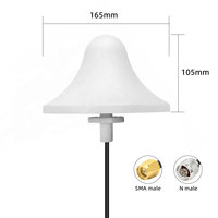 Antena LTE de Techo con Polarización Vertical de 12dBi, Máx. 50W, 5G, 4G, 3G, 2.4G, WIFI, para Amplificador de Señal de Red Interior