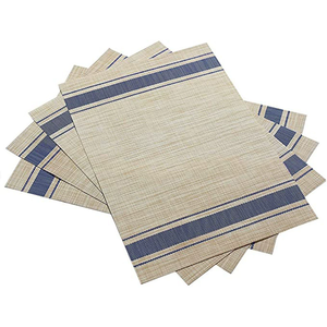 High Quality Gold PVC <b>Table</b> Decoration <b>Mats</b> Set Luxury Classic Plastic Woven Placemat for Restaurant Hotel <b>Dinner</b> Dining Plate - Product Image 5