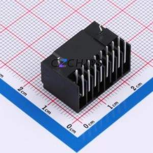 560GBG-001H141PT000 Wire-to-Board Pin Header Bent Lead Through Hole,P=2.5mm Connector 2x8P 2.5mm Right Angle Insert 16P - Product Image 2