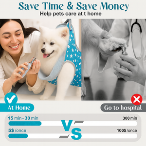 Personnalisé Kawaii bricolage animal de compagnie cintre coupe ongles cheveux toilettage hamac accrocher fronde harnais personnalisé chat chien fronde pour la coupe - Product Image 3