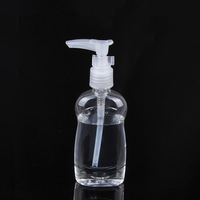 Bouteille pompe en plastique PET transparente de 110 ml et 200 ml pour gel douche bébé, shampoing, savon liquide, soin de la peau, lait, bouteille à presser