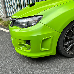 Autocollants pour phares Subaru Impreza, finition noire piano, texture carbone, garniture ABS, pièces de modification 2007-2014 - Product Image 1