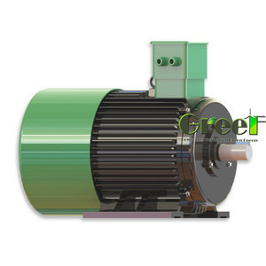 มอเตอร์กังหันลม 1MW 3MW, เครื่องกำเนิดไฟฟ้าสำหรับโรงไฟฟ้าพลังงานลม, ประสิทธิภาพสูง คุณภาพสูง - Product Image 1