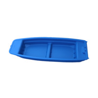 Bateau de pêche en PE épaissi à coque stable, anti-chaviment, à flottabilité par injection d'eau, rotomoulé, durable et personnalisable