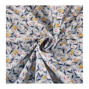 Custom 100% Polyester Textile Material Wholesale Print Chiffon Material Fabric for Shirt