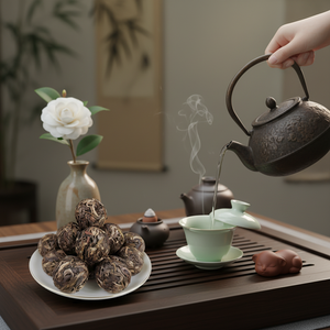 Pasha Ancient Rhyme : Une Perle Contient le Printemps - Premier Choix 2023 Pasha Dragon Ball Raw Pu Er - Product Image 6