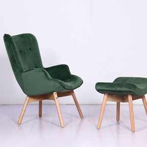 High Quality Living Room Furniture Leisure <strong>Patchwork</strong> Nordic Fabric Recliner Lounge Living Room <strong>Chairs</strong> - Product Image 5