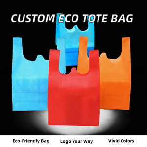 Sac fourre-tout personnalisé en non-tissé coloré et écologique avec logo, idéal pour les événements et la vente au détail - Product Image 2