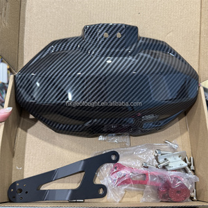 Durable F8 E-scooter Plastic Front Rear Mudguard Mud Flap <b>Kit</b> <b>Electric</b> Scooter Replacement Parts Accessories - Product Image 4