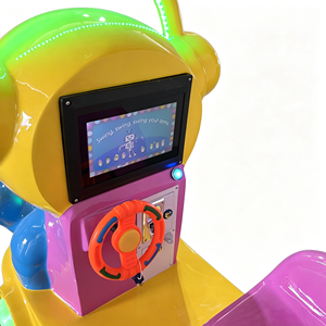 <span class=keywords><strong>Coche</strong></span> Balancín de Fibra de Vidrio con Diseño de <span class=keywords><strong>Minion</strong></span>, Juego Mecánico Infantil Operado con Monedas y Luces LED - Product Image 2