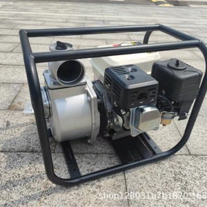 Gasoline Water Pump WP30 60L Min 30M Head Aluminum Body Self Priming For Construction - Product Image 1