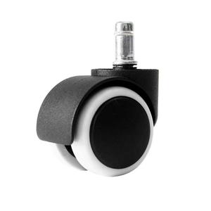 Rueda Giratoria para Muebles con Eje Roscado, Rueda de PU con Rodamiento Simple, Sin Frenos - Product Image 1